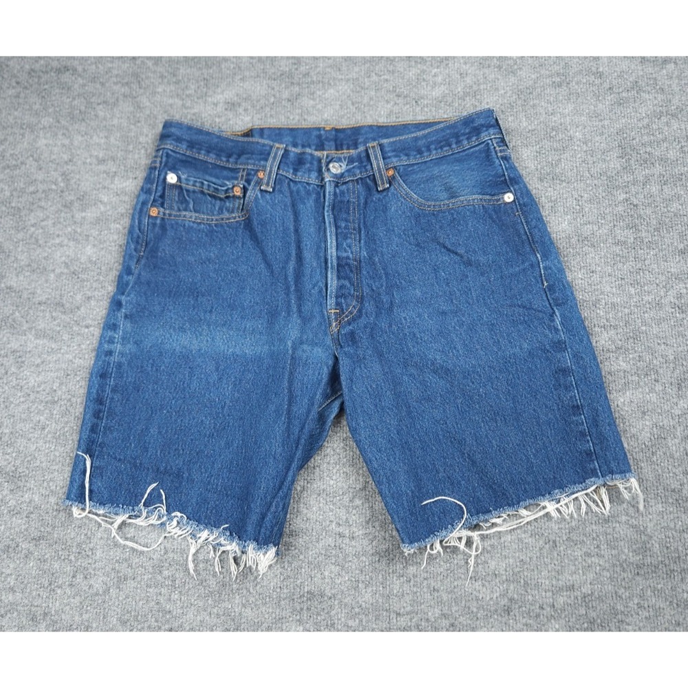 Vintage Levi's 501xx Cut-off Jeans Shorts Men 34 x 33 (FITS 30 x 9" Inseam) Fade